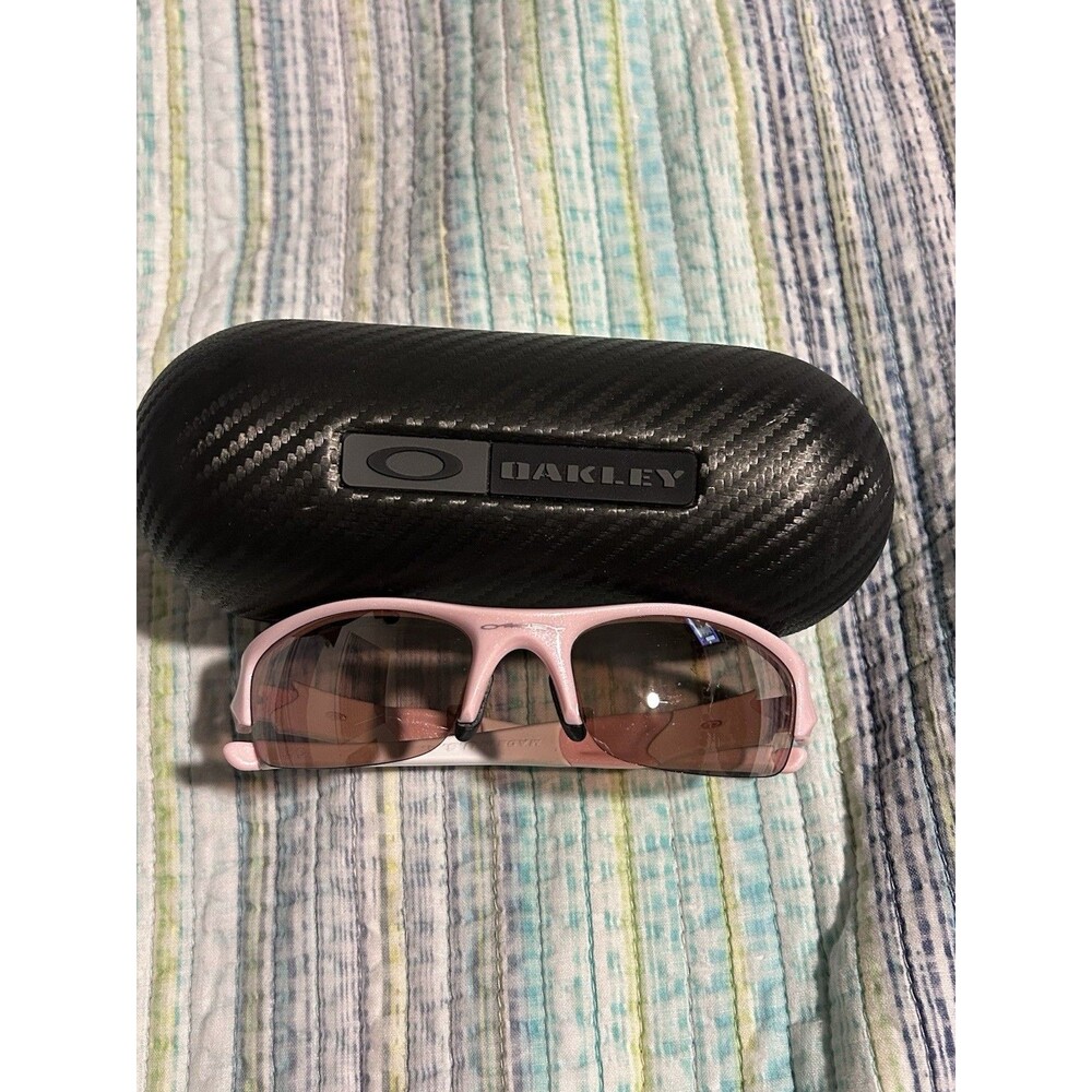 Oakley Flak Jacket 1.0 Sunglasses White Pink/G30 Y2k Fashion With Oakley Case